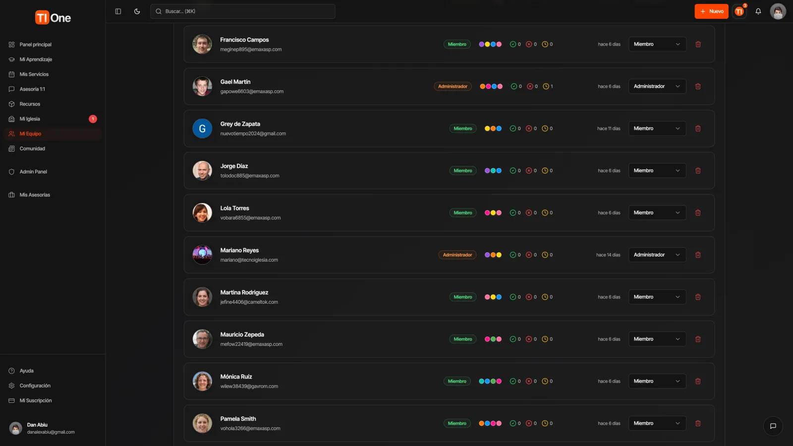 Todos saben dónde y cuándo servir